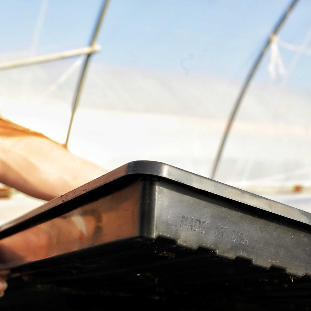 1020 Microgreen Trays | Heavy Duty Shallow 1020 Trays